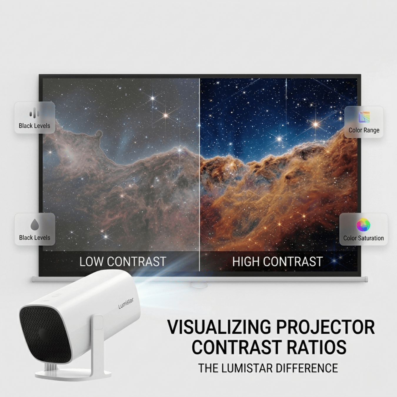 What is Beamer Contrast Ratio? - Lumistar