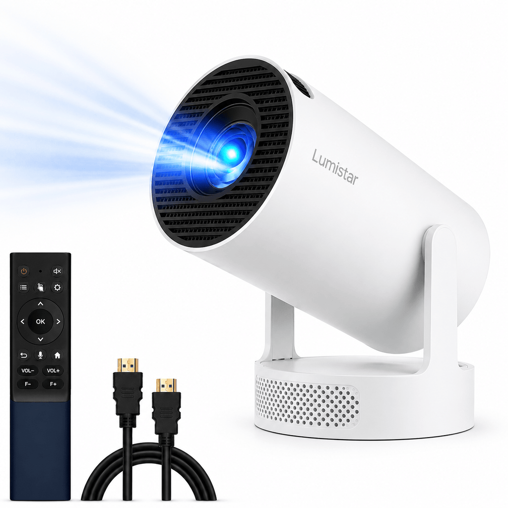 Lumistar Atmos Mini Beamer - Full HD & Powerful Sound Experience