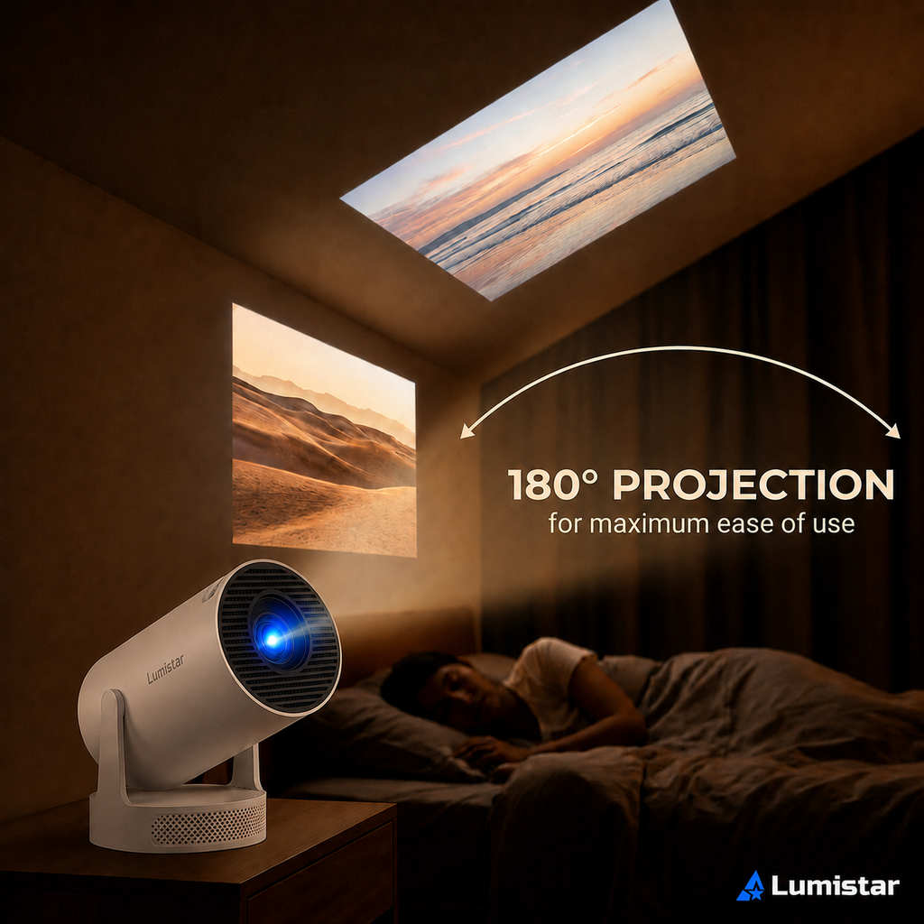 Lumistar Atmos Mini Beamer - Full HD & Powerful Sound Experience