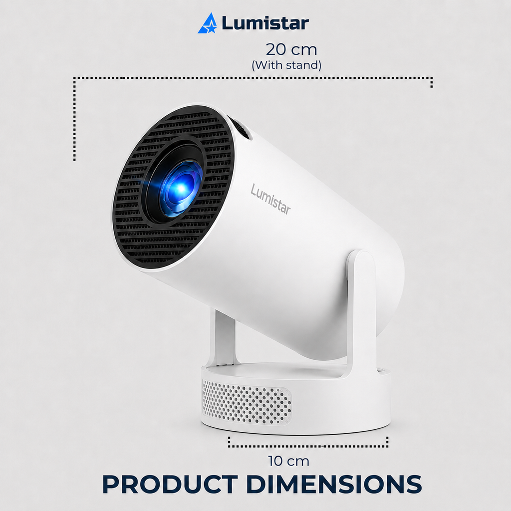 Lumistar Atmos Mini Beamer - Full HD & Powerful Sound Experience