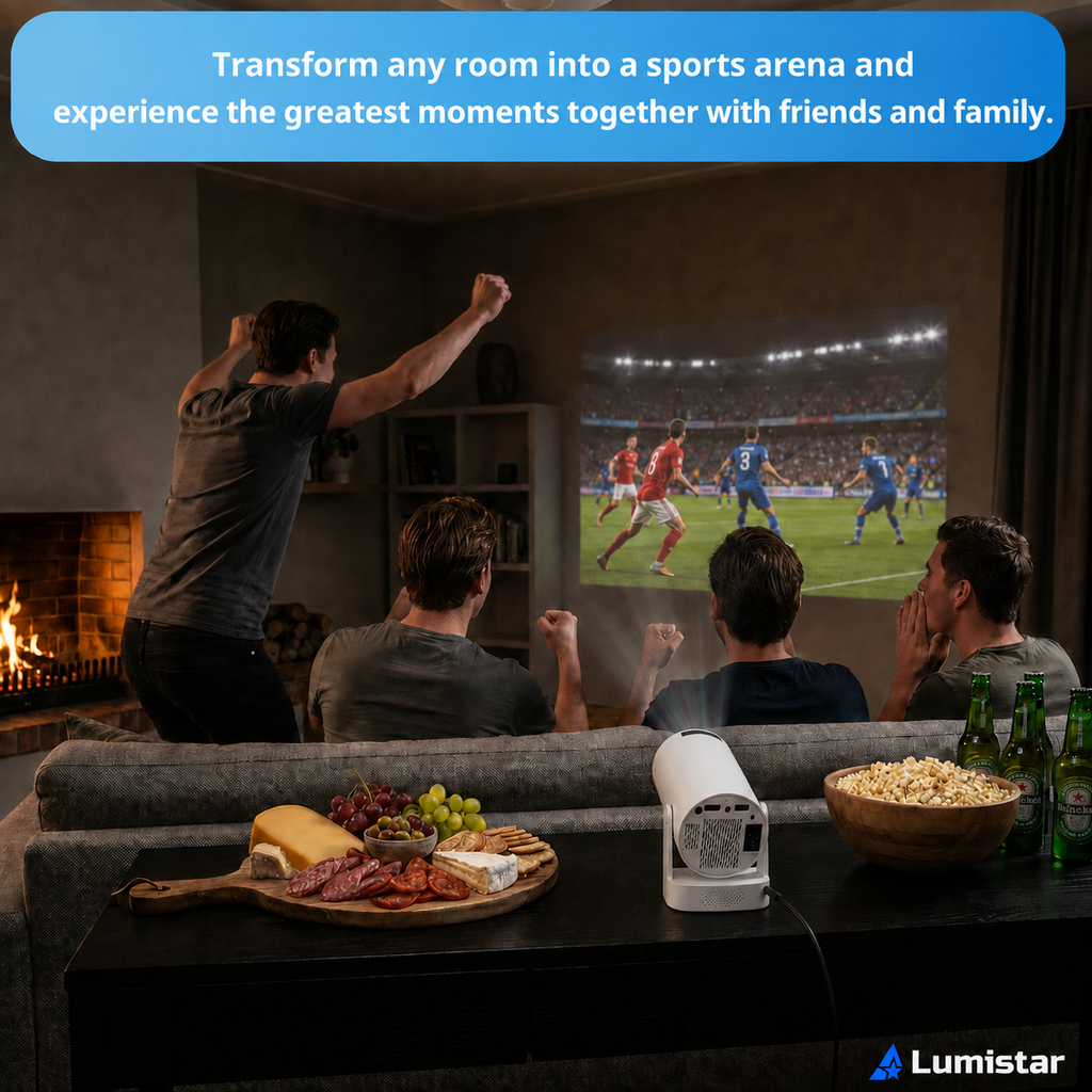 Lumistar Atmos Mini Beamer - Full HD & Powerful Sound Experience
