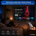 Lumistar Atmos Mini Beamer - Full HD & Powerful Sound Experience