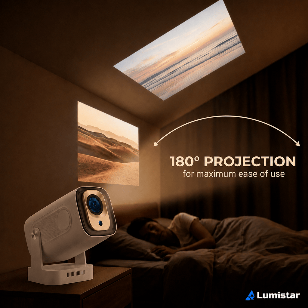 Lumistar Horizon Mini Beamer - Effortless Full-HD Cinema Experience - Lumistar - mini beamer - Lumistar