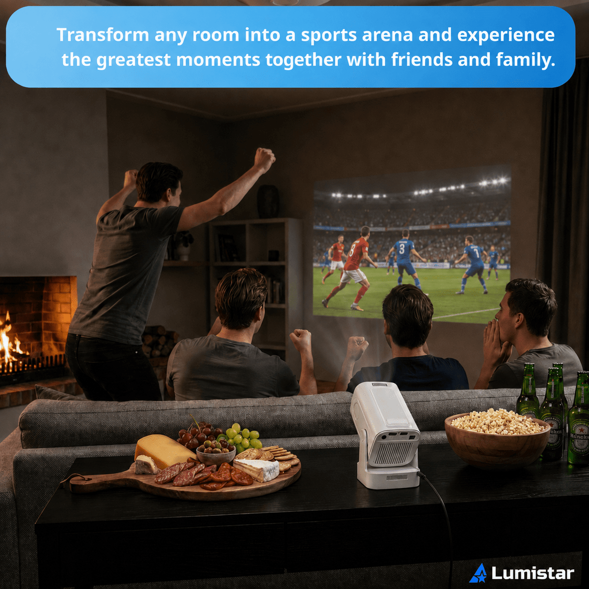 Lumistar Horizon Mini Beamer - Effortless Full-HD Cinema Experience - Lumistar - mini beamer - Lumistar