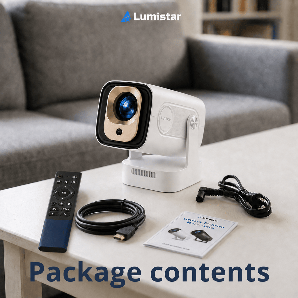 Lumistar Horizon Mini Beamer - Effortless Full-HD Cinema Experience - Lumistar - mini beamer - Lumistar