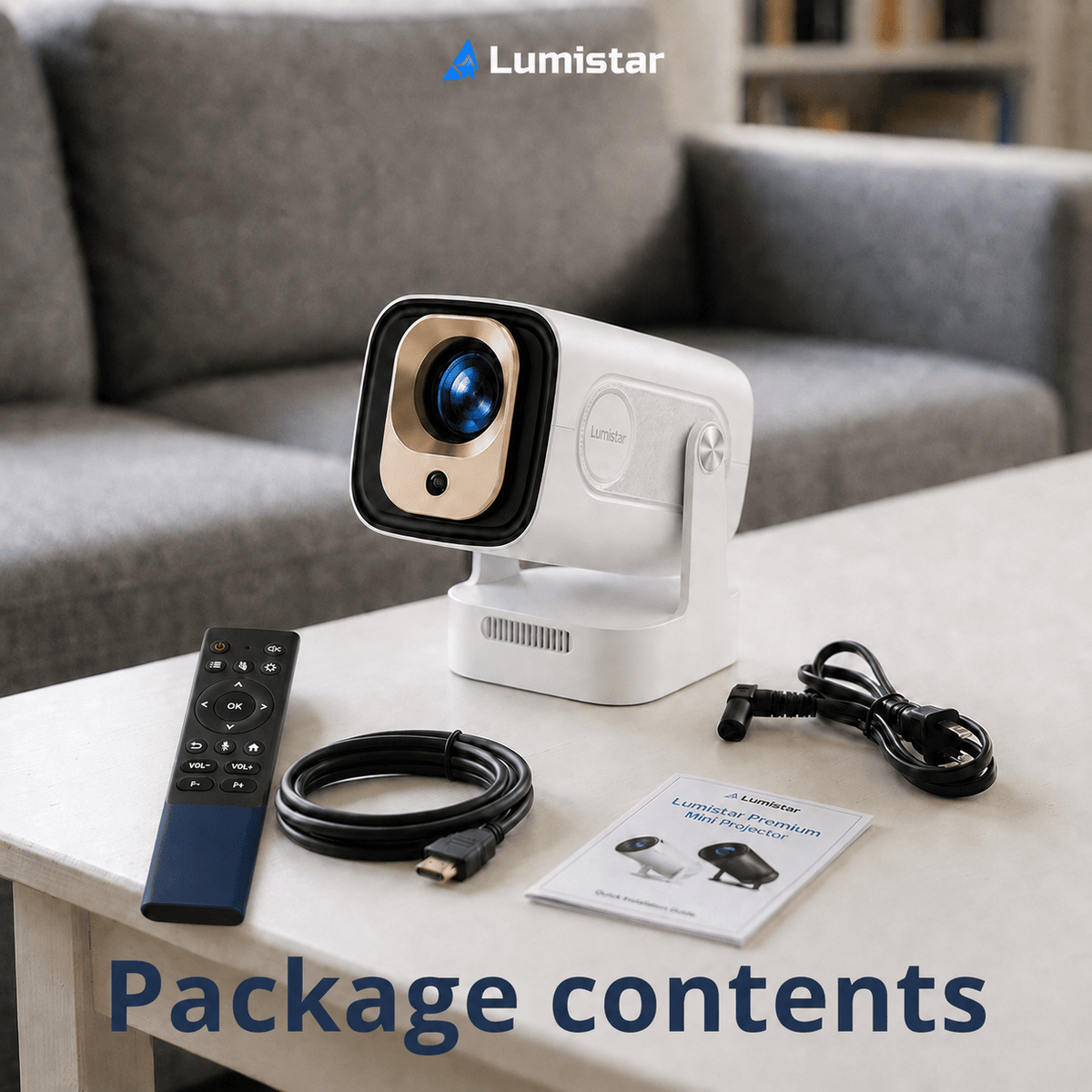 Lumistar Horizon Mini Beamer - Effortless Full-HD Cinema Experience - Lumistar - mini beamer - Lumistar