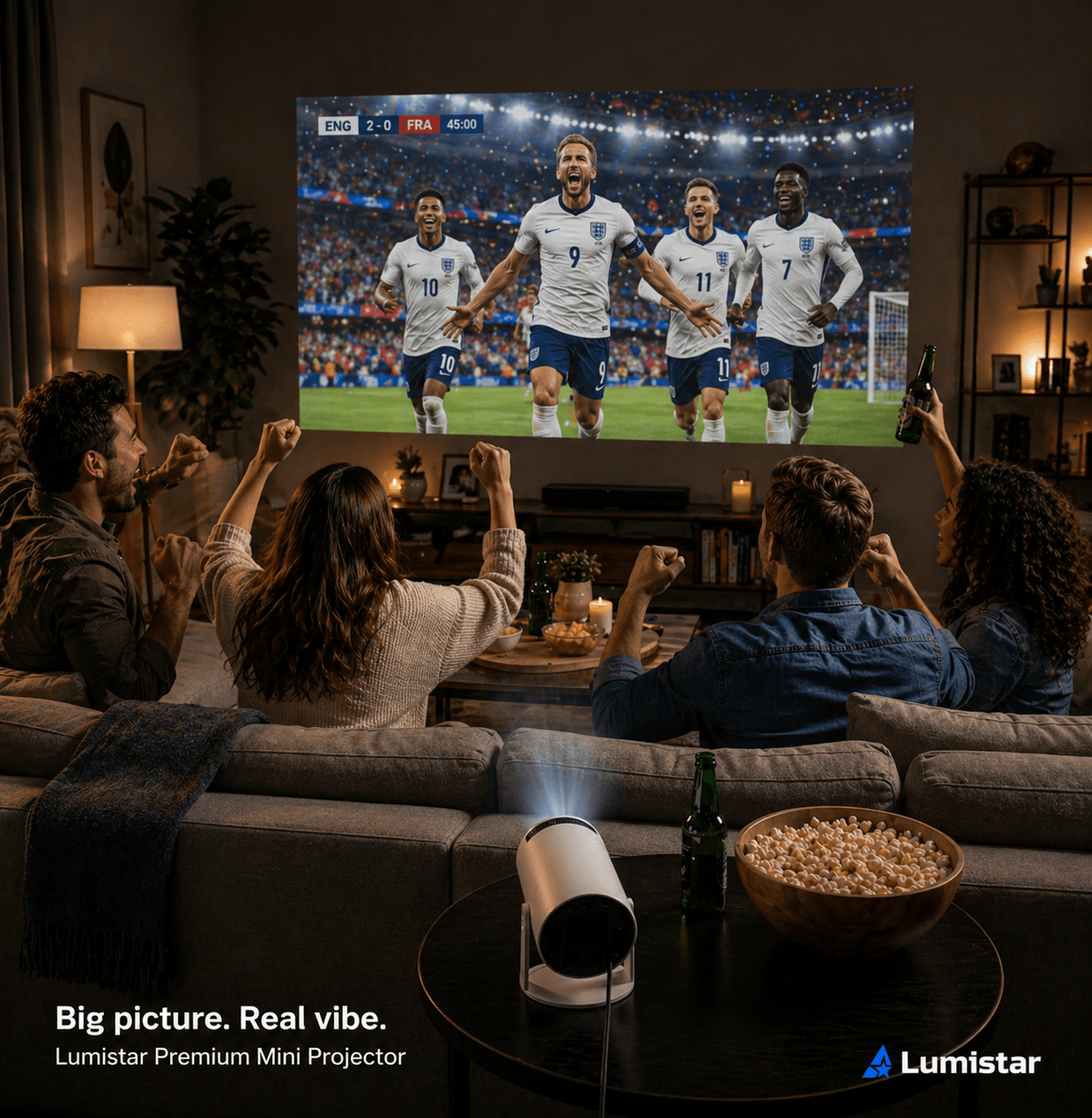 Lumistar Premium Mini Beamer - Create your own Home Cinema - Lumistar - mini beamer - Lumistar