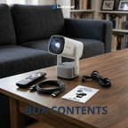 Lumistar Ultra Mini Beamer verpakkingsinhoud