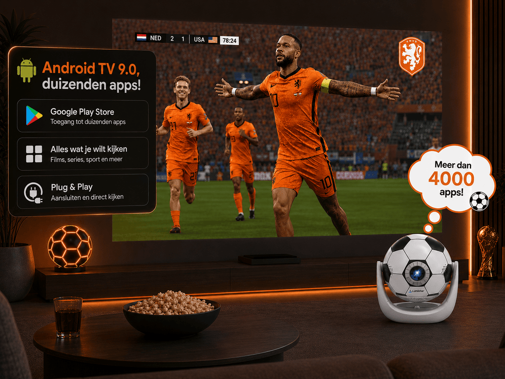 Lumistar Mini Beamer World Cup Edition - Experience the World Cup Differently - Lumistar - mini beamer - Lumistar