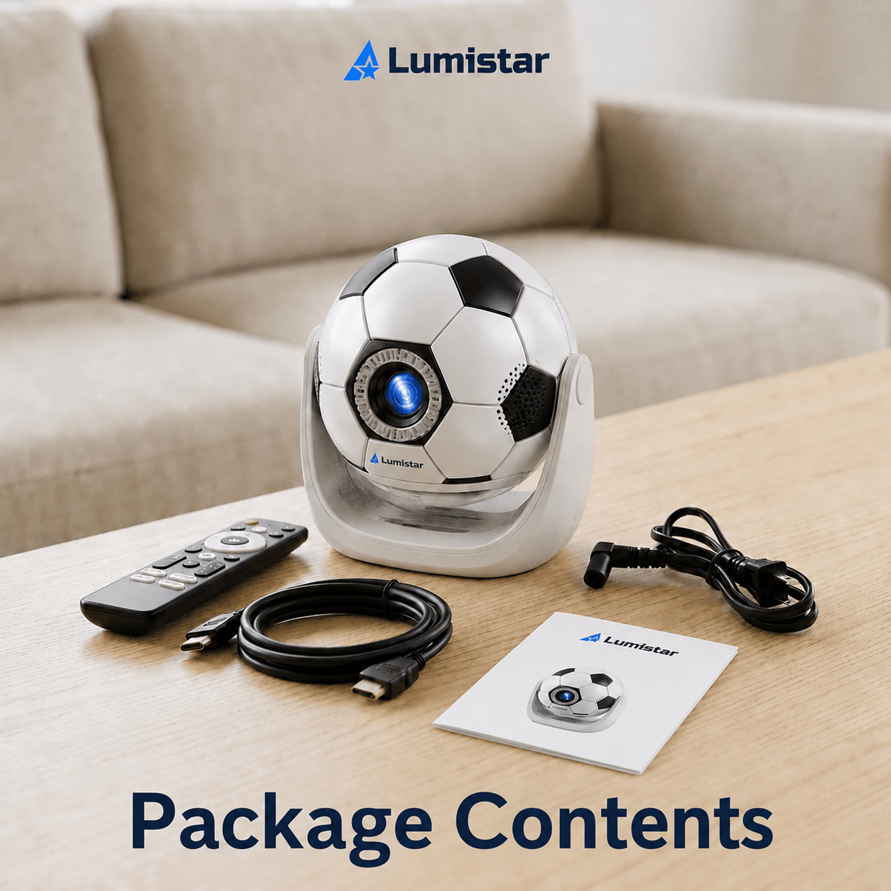 Lumistar Mini Beamer World Cup Edition - Experience the World Cup Differently - Lumistar - mini beamer - Lumistar